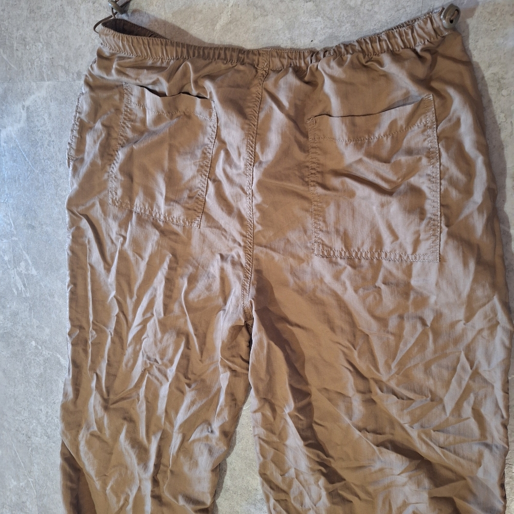 Aeropostale Women's Tan Drawstring Parachute Pants Size XL - Picture 6 of 11